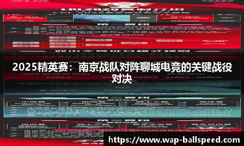 2025精英赛：南京战队对阵聊城电竞的关键战役对决